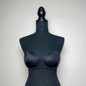 Victoria’s Secret PINK Strapless Black Push-Up Bra